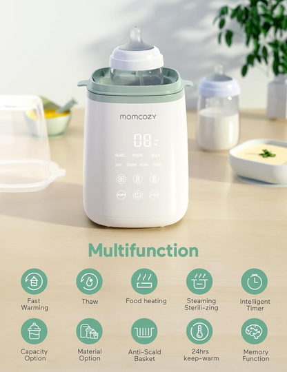 MOMCOZY calientabiberones y tarros 4 en 1 para bebés