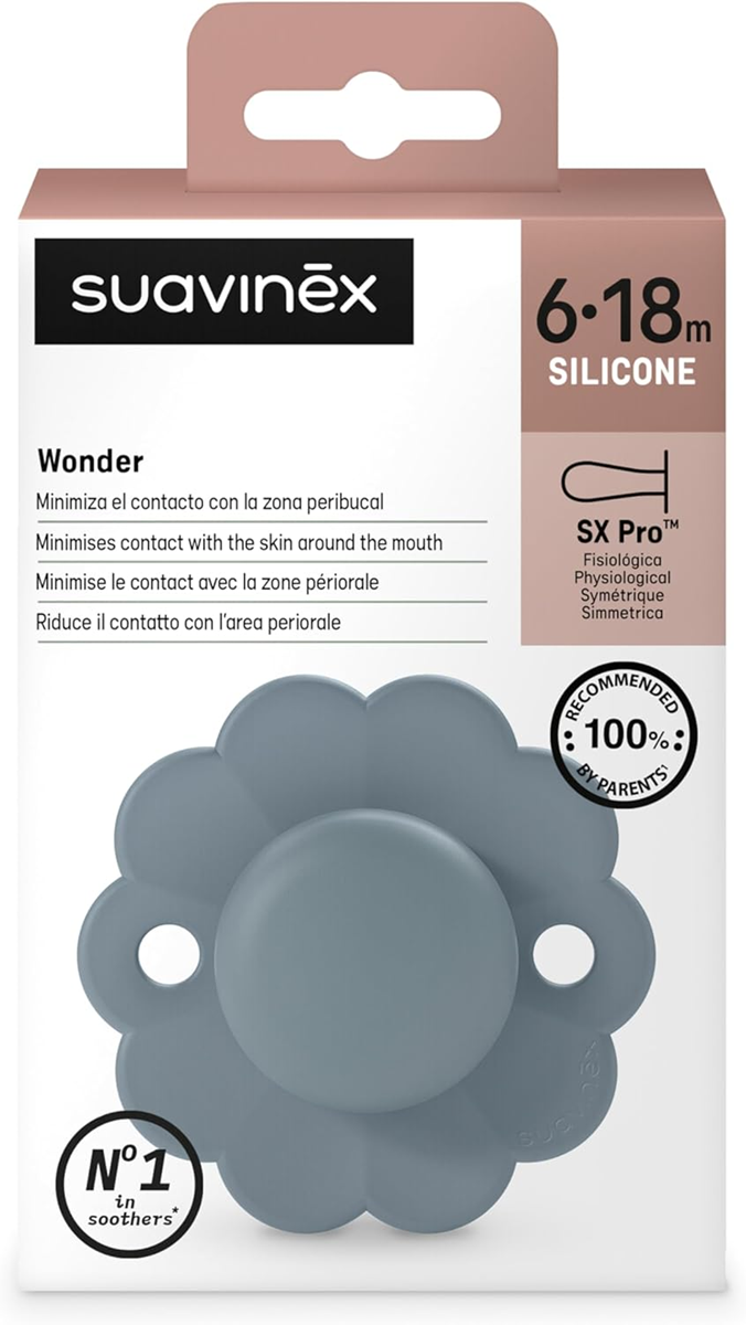 SUAVINEX Wonder chupete calmante de silicona 6-18 meses SX PRO