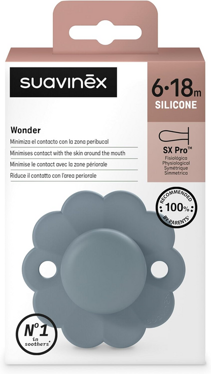 SUAVINEX Wonder chupete calmante de silicona 6-18 meses SX PRO
