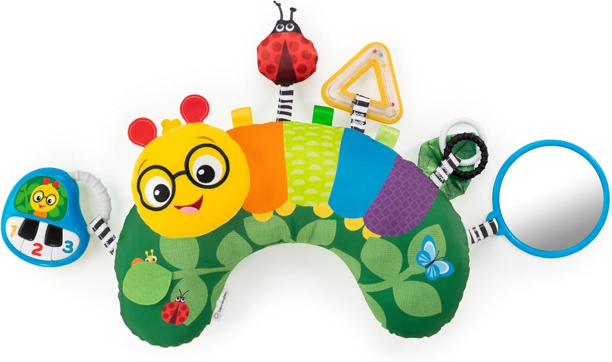 Μαξιλάρι παιχνιδιού BABY EINSTEIN για την κοιλιά, κάμπια 0+
