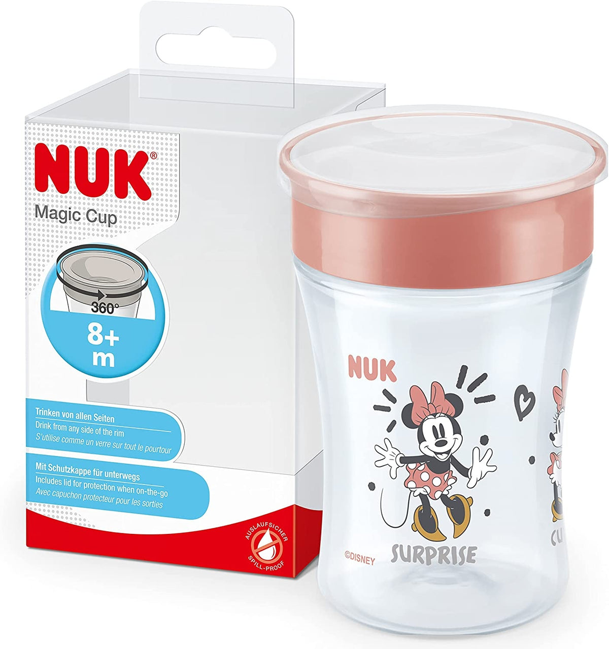 NUK Magic Cup Auslaufsicherer Becher 360° Trinkrand 230 ml