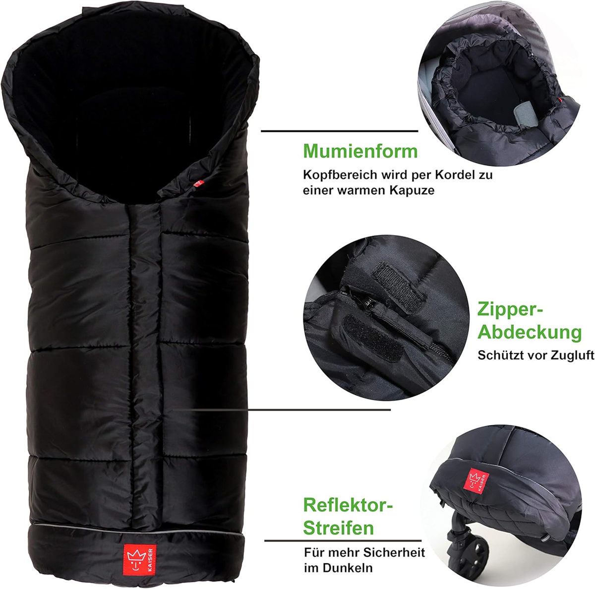 KAISER IGLU saco para portabebés 6-36 meses