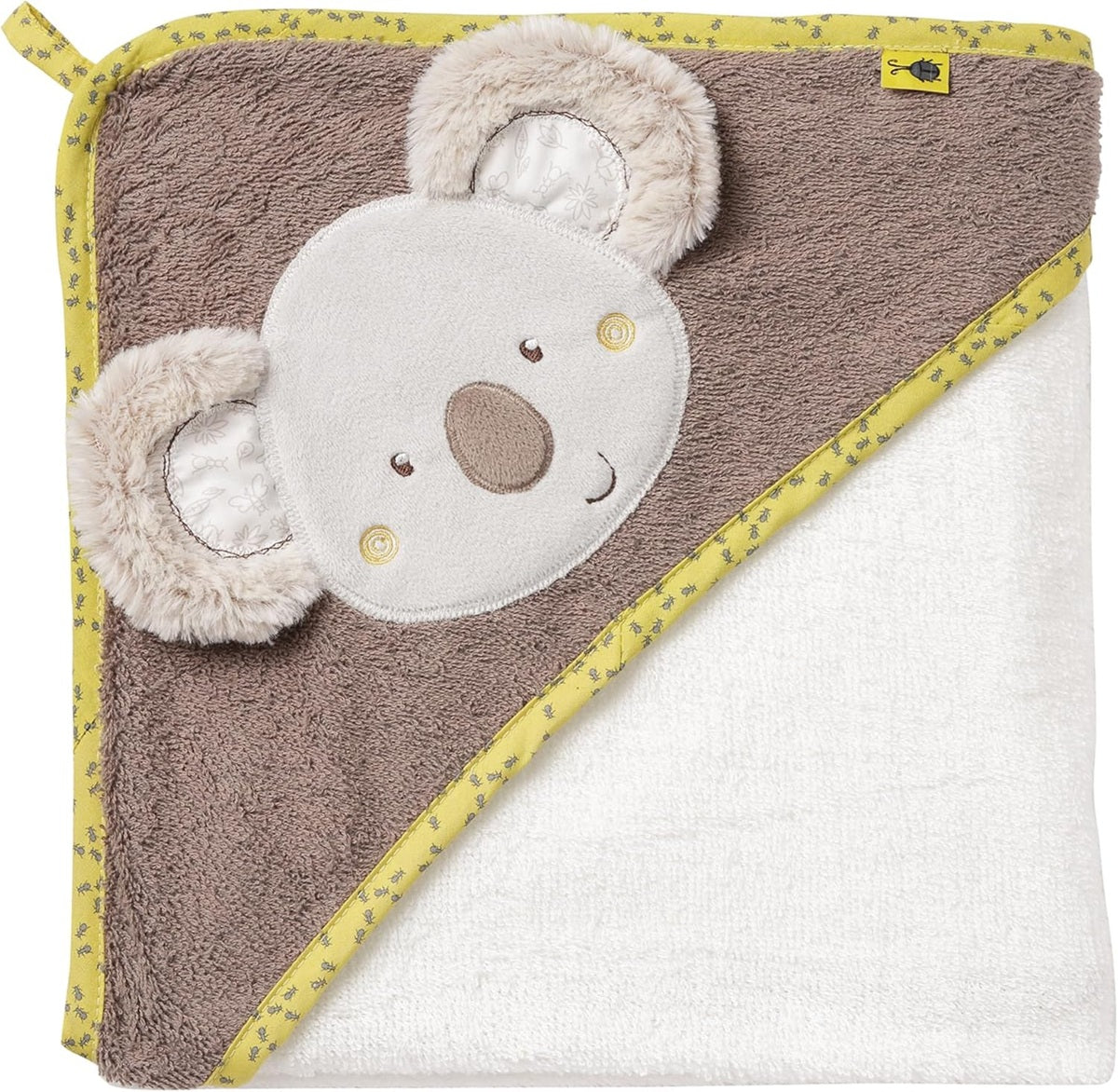 FEHN Baumwoll-Kapuzenhandtuch Koala Australien 80 x 80 cm