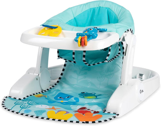 Baby Einstein Sea of Support sedež 2v1 z odstranljivo mizico 4m+