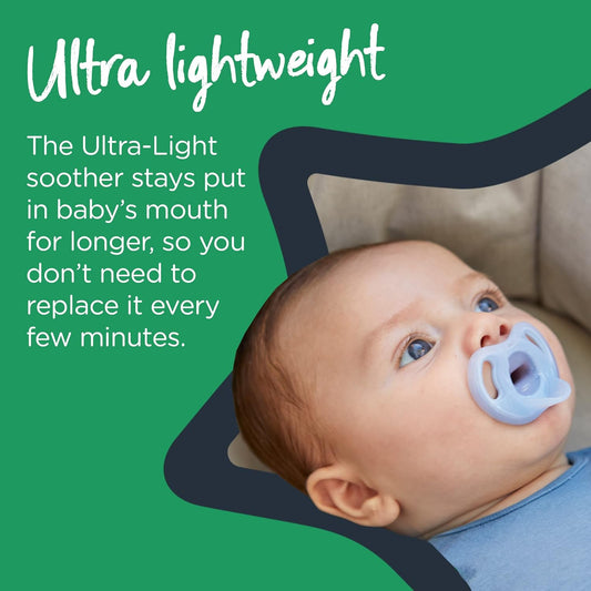 TOMMEE TIPPEE Ultra Light succhietto calmante x2 0-6 mesi
