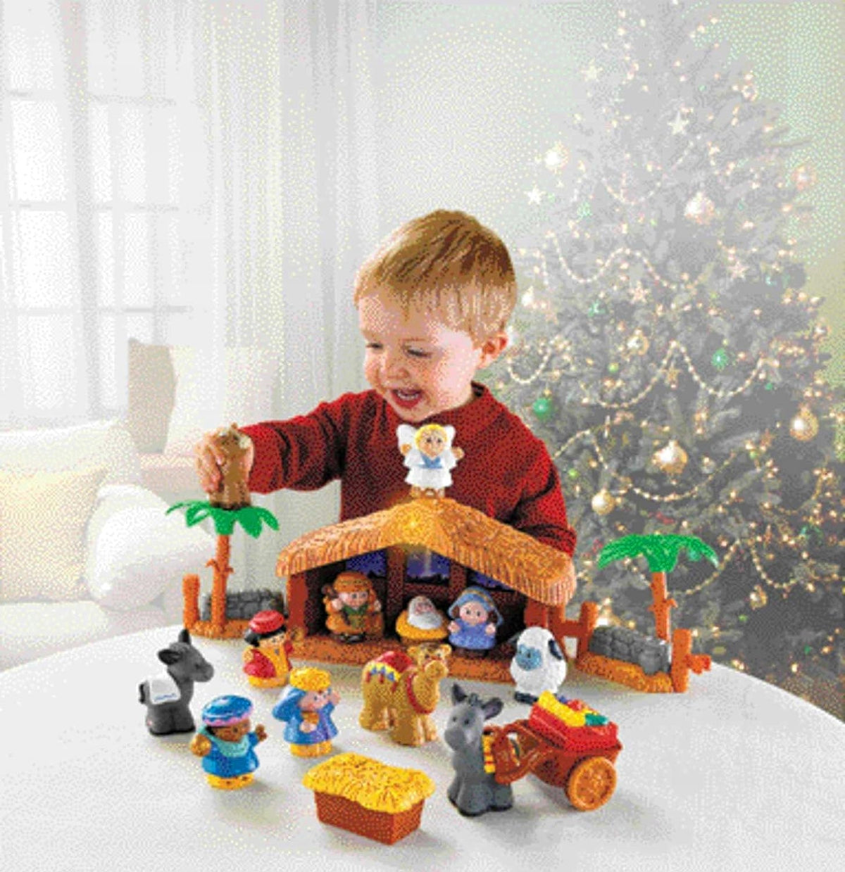 FISHER-PRICE Little People Belén de Navidad para niños