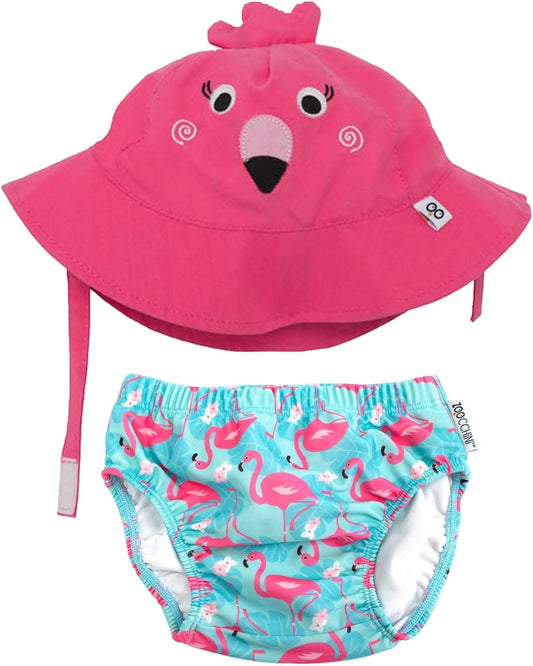 ZOOCCHINI pannolino da bagno + cappello 3-6 mesi