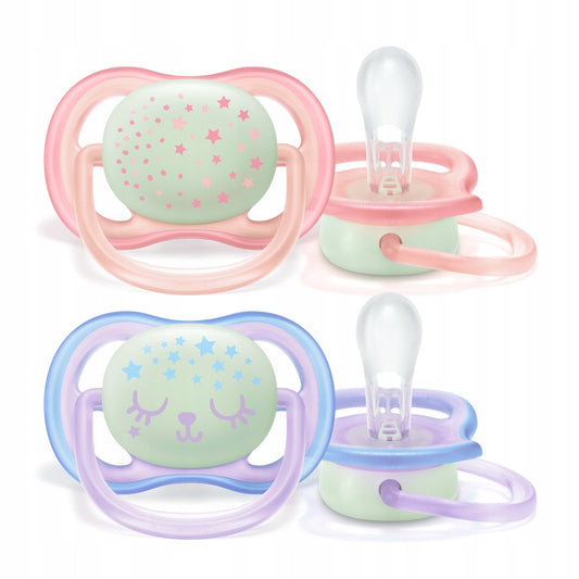 PHILIPS AVENT Ultra Air Night smoczki x 2 6-18msc