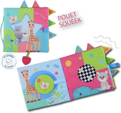 GIRAFFE SOPHIE großes Sensorikbuch 30 x 30