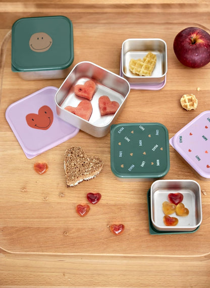 LASSIG Snackbox CAJAS DE ACERO PARA APERITIVOS x3