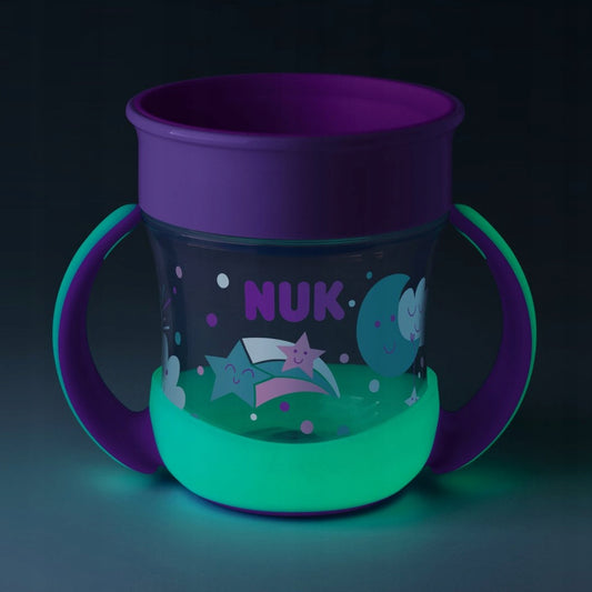 NUK Mini Magic Cup Night fioletowy kubek niekapek 160 ml — dodatkowe ujęcie produktu