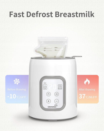 GROWNSY 8-in-1 Flaschensterilisator und Flaschenwärmer