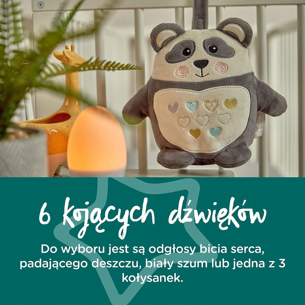 TOMMEE TIPPEE Pip the Panda IGRAČA ZA CRKLJANJE Z ZVOKOM BREZ LUČKE
