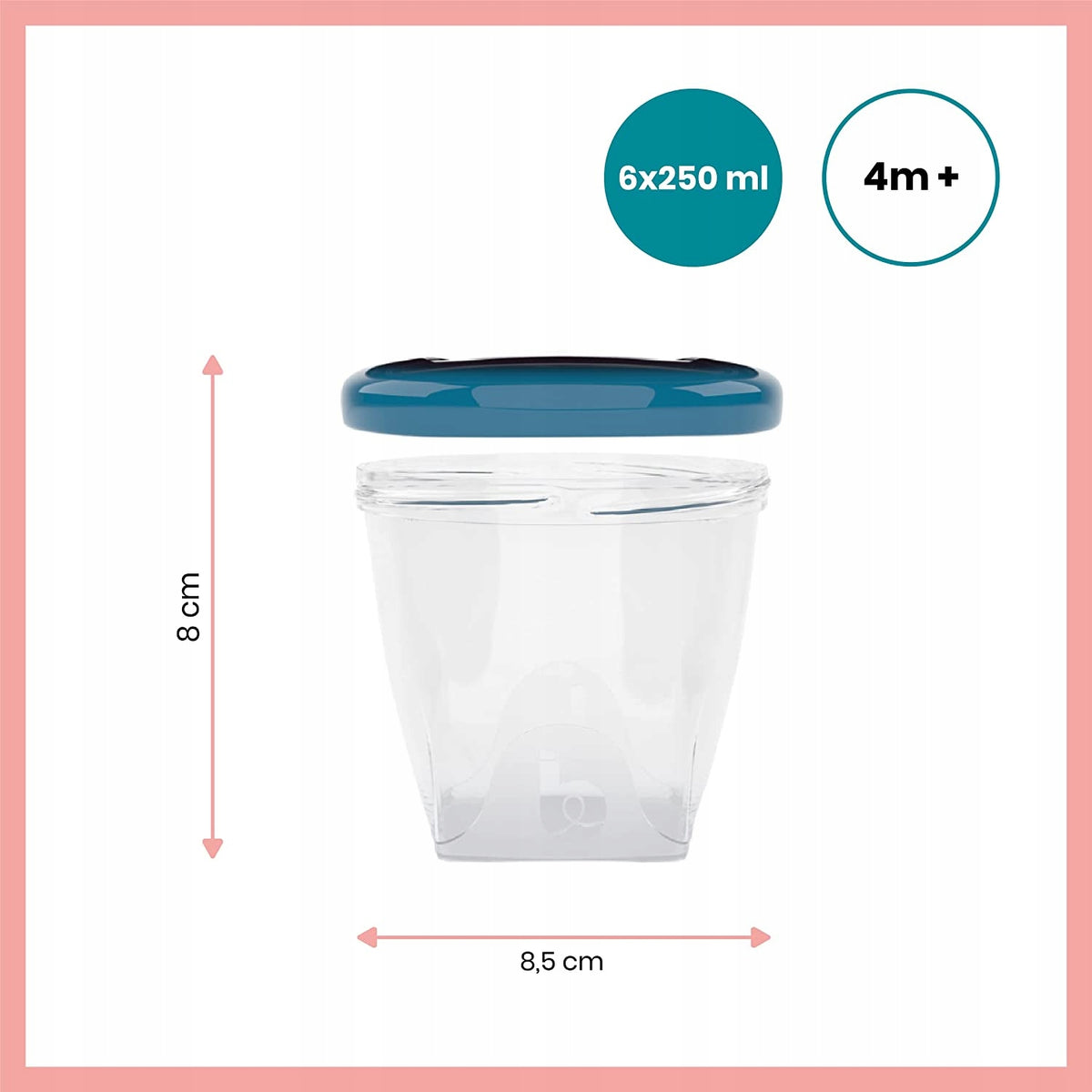 BABYMOOV Babybols Vorratsbehälter 6 x 250 ml
