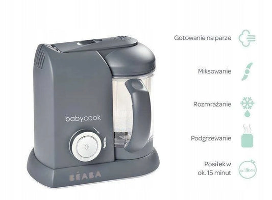 BEABA Babycook ROBOT DA CUCINA 4 in 1 vaporiera, frullatore, scaldavivande, scongelatore