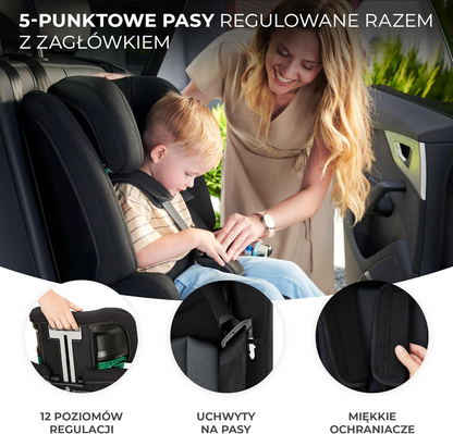 KINDERKRAFT SAFETY FIX 2 i-Size silla de coche 9-36 kg grupo 1/2/3 ISOFIX