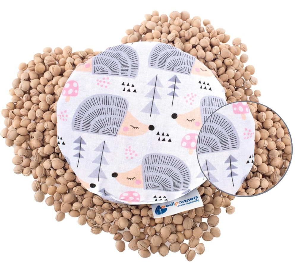Cojín térmico de algodón con huesos de cereza MEDI PARTNERS ERIZOS 15 cm 180 g