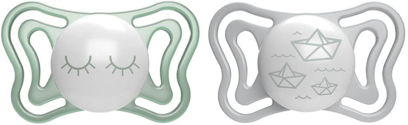 CHICCO PhysioForma smoczek x2 16-36m ŚWIECĄCE