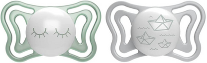 CHICCO PhysioForma smoczek x2 16-36m ŚWIECĄCE