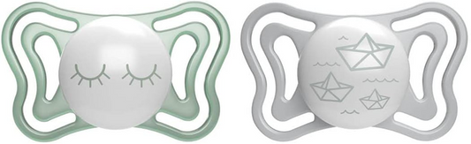 CHICCO PhysioForma suzetă x2 16-36m LUMINOASE