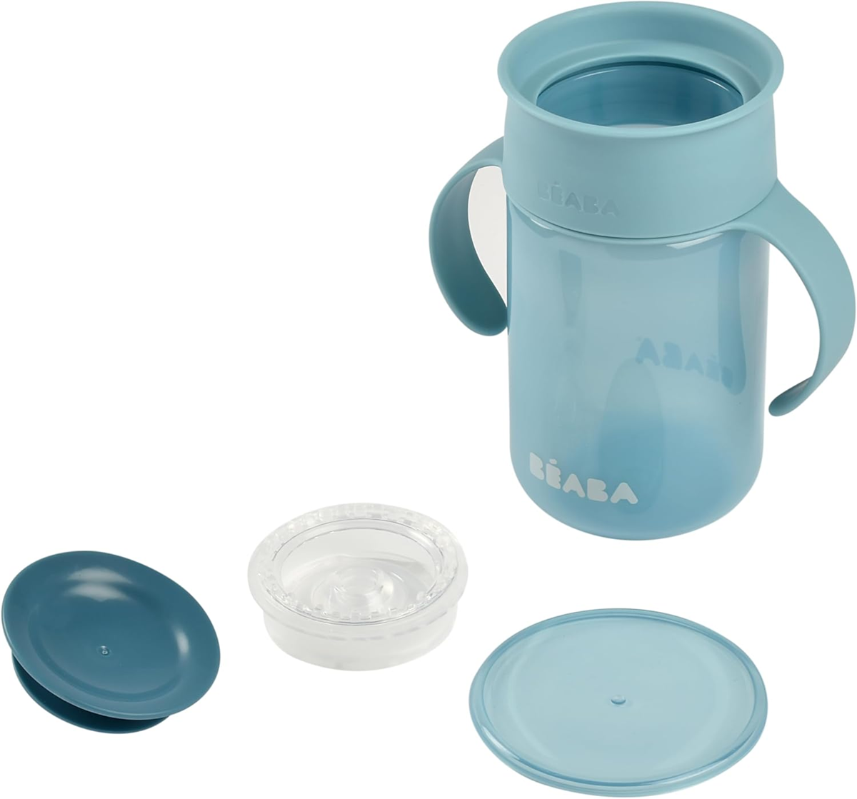 BEABA Training Cup непроливаща чаша 360° 340 ml 12 m+