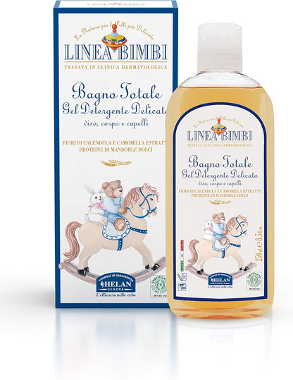 HELAN Linea Bimbi set de cuidado para bebé champú, cremas, polvo, toallitas