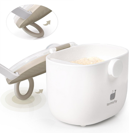 TERMICHY recipiente para leche de fórmula 500 ml 250 g + cuchara medidora