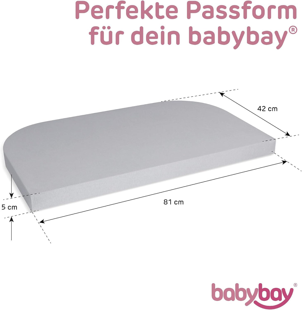 BABYBAY σεντόνι με λάστιχο για το Original 81x42 cm