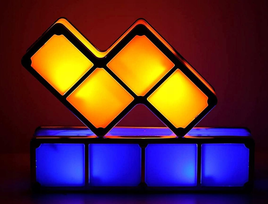 JUSTUP The Magic Block LED nočna lučka 7 elementov 7 barv TETRIS