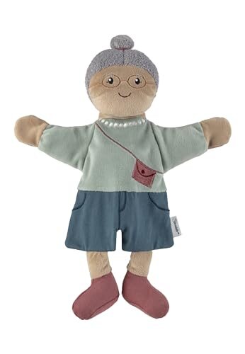 Sterntaler Oma fantoche avó com óculos e colar