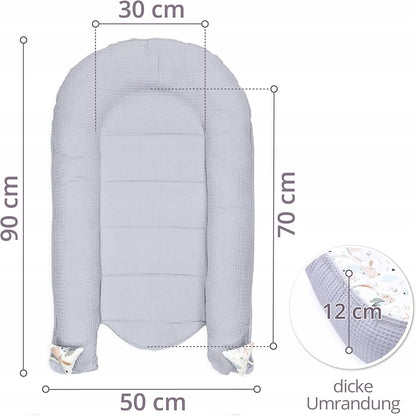 TOTSY BABY Babykokon Babynestchen 90 x 50