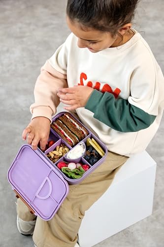 LÄSSIG Little Gang Smile svačinový box s přihrádkami bento