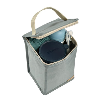Béaba Insulated Lunch Pouch – otwarta torba z pojemnikami