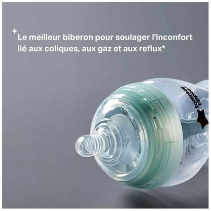 TOMMEE TIPPEE Biberón Advanced 260ml Anticólicos 0m+
