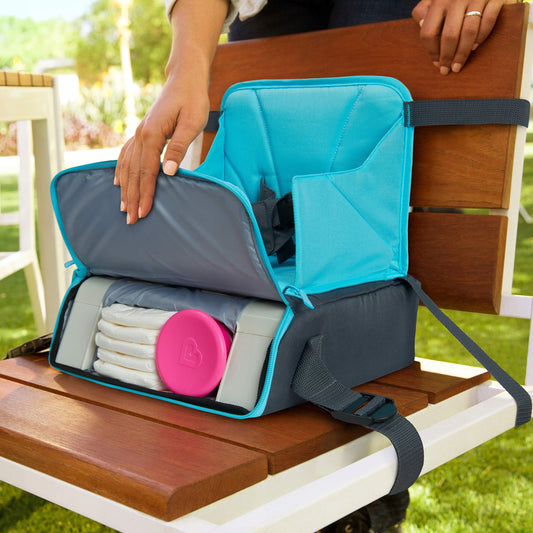 Munchkin Travel Booster potovalni stolček za hranjenje 12-36m