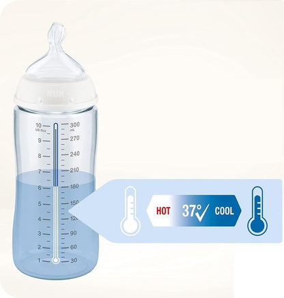 NUK First Choice+ 6-18 m biberón 300 ml con indicador de temperatura
