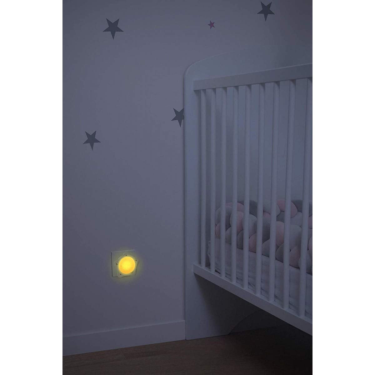 TIGEX luz de presença LED automática para tomada, sensor de escuridão 9 cm
