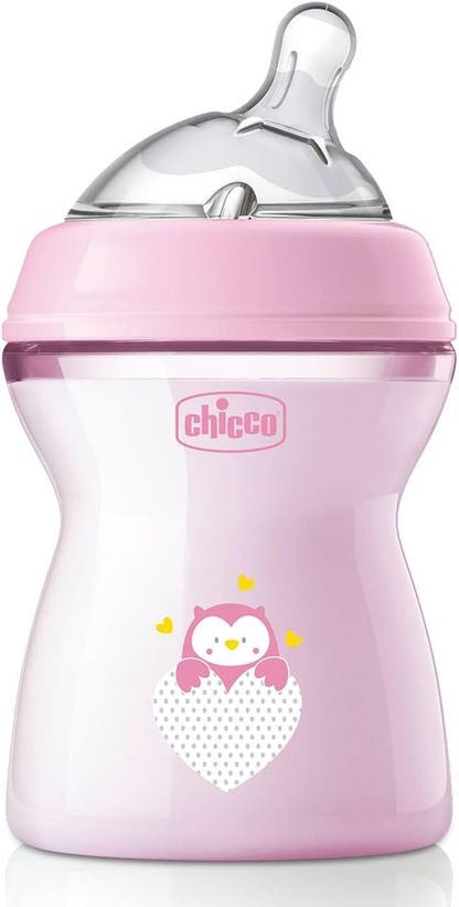 CHICCO NaturalFeeling biberón 250 ml 2 m+ flujo medio