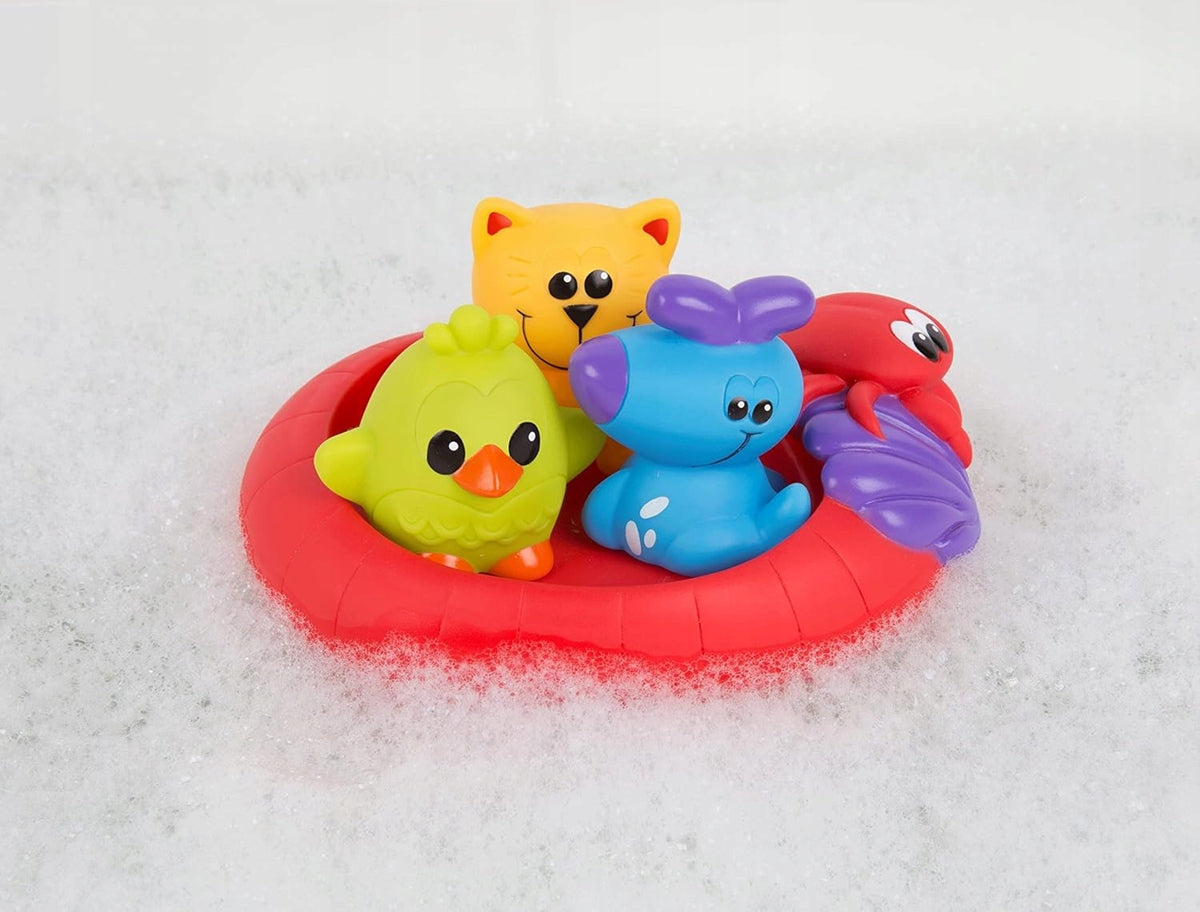 PLAYGRO Splash and Float σετ παιχνιδιών μπάνιου 6μ+ 4 τεμάχια