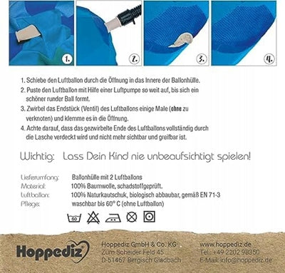 HOPPEDIZ prevleka za otroški balon