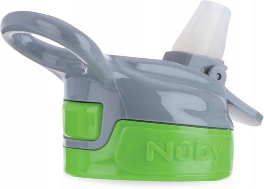 NUBY Flip-it Cup Tritan-Trinklernbecher mit Strohhalm und Mundstück 3 J+ 360 ml