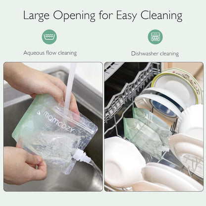 MOMCOZY σακουλάκια σωληνάρια για πουρέδες 10τεμ 200ml