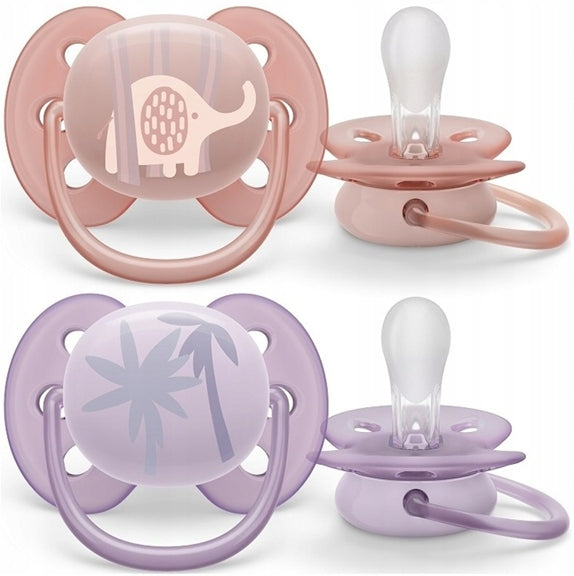 PHILIPS AVENT Ultra Soft smoczki x 2 0-6msc