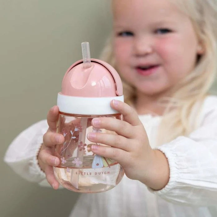 MEPAL Straw Cup lonček s slamico proti polivanju 9 m+ 300 ml TRAVNIK