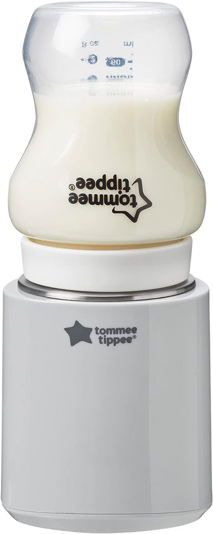 TOMMEE TIPPEE LetsGo podróżny podgrzewacz USB do butelek, szary, przenośny termos do mleka