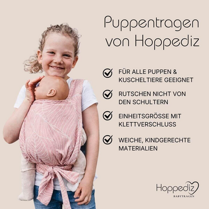 HOPPEDIZ suave portabebés para muñecas y peluches