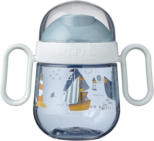 MEPAL Sippy Cup Schnabeltasse beidseitiger Auslauf 200 ml 6 Monate+