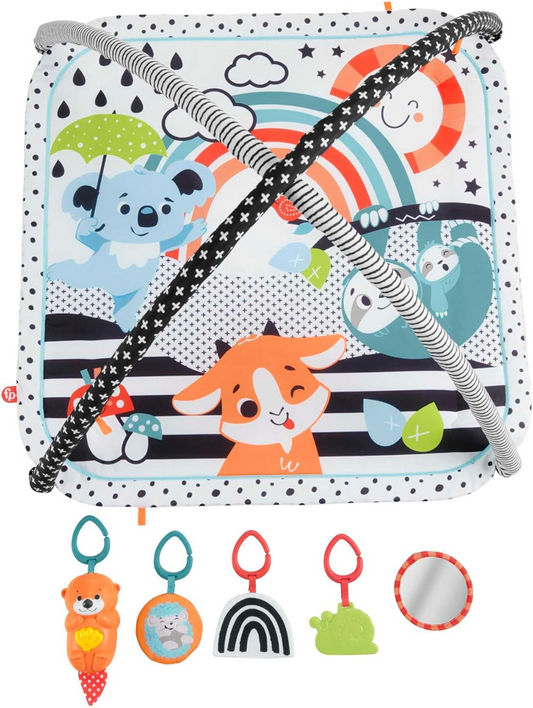 FISHER-PRICE manta educativa 3 en 1 con juguetes