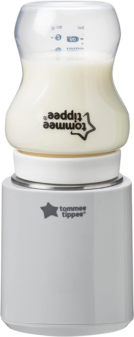 TOMMEE TIPPEE LetsGo podróżny podgrzewacz USB do butelek, szary, przenośny, zasilanie USB