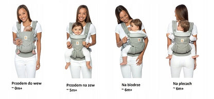 ERGOBABY OMNI 360 COOL AIR MESH portabebés ergonómico 3,2-20,4 kg